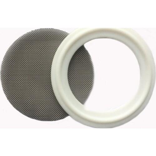 3" 16 Mesh PTFE Sanitary Tri-Clamp Screen Gasket. FDA Standard