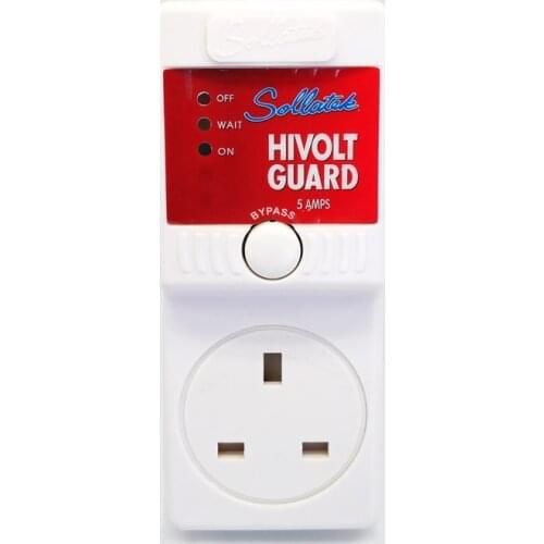 5A 13A AVS Hivolt Guard Over-Voltage Protector UK Socket High Voltage Spike Surge Safeguard for Electrical Electronic Equipment