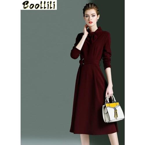 Boollili Spring Summer Dress Women Clothes 2020 Formal Elegant Office Dress Party Dress Korean Vintage Womens Dresses Vestidos