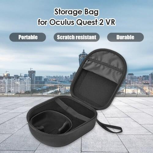Portable Case Electronic Equipment Accessory Travel EVA Carrying Case for Oculus Quest 2 VR Headset Controller Storage Case