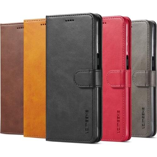 Case For Xiaomi Redmi 7 7A Cover Case Luxury Magnetic Flip Stand Vintage Plain Wallet Leather Phone Bag On Xiomi Redmi 7 A Coque