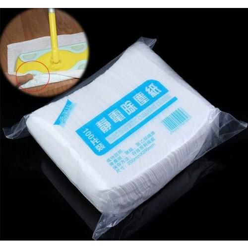 Home Cleaning Cloths 100 Dust Removal Cleaning ClothS Mop Paper Electrostatic