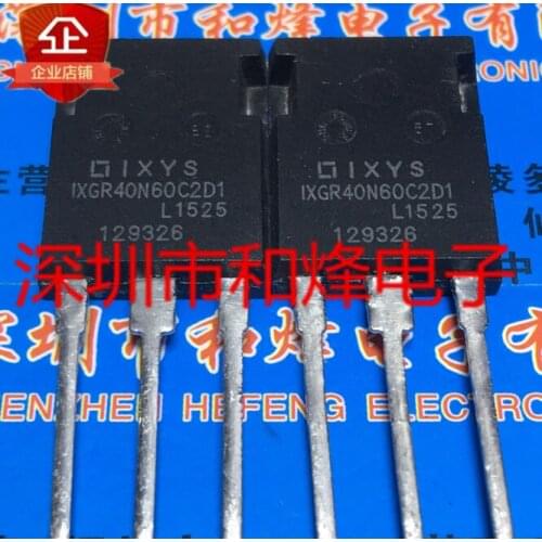 Xinyuan IXGR40N60C2D1 IXGR40N60C IXGR40N60 40N60 TO-3P 5PCS/LOT integrated circuit IC chip