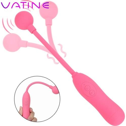 Sex Toys For Women Full 360° Flexible Head Vibrator 10 Frequency Soft Silicone Bullet Egg Nipple Anal Vibrator Erotic Flirting