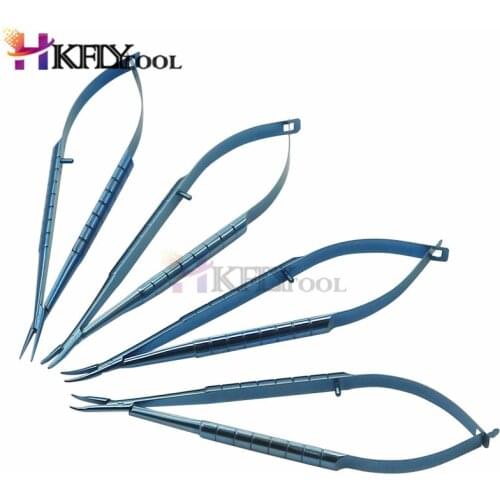 12.5cm Titanium Tlloy Surgical Instruments Ophthalmic Microsurgical Dental Instruments Needle Holders Tool