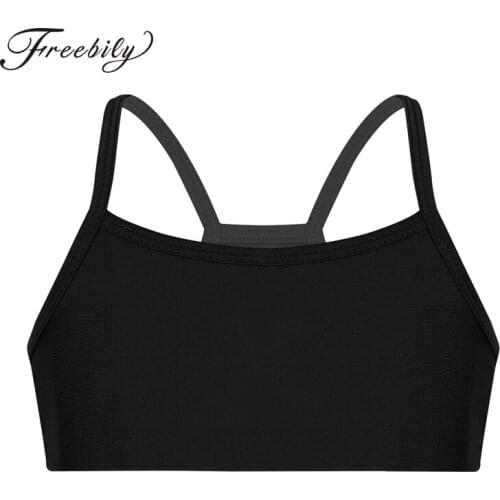 Girls camisole baby girls tops ballet dancing clothes child gymnastics tank girls workout underwear tank tops practice bras top