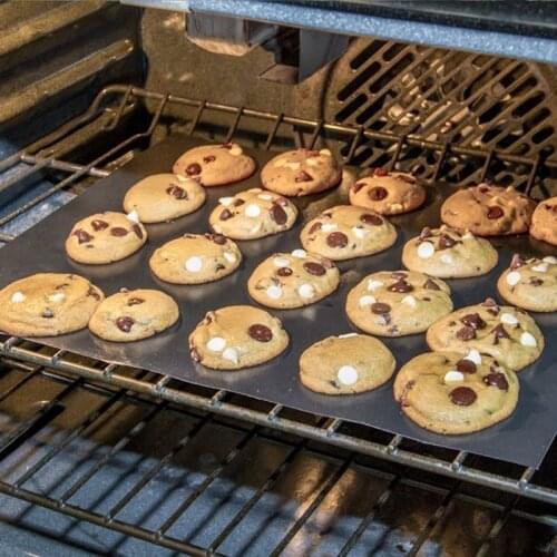 Kitchen Reusable Mat High Temperature Resistant Sheet Pastry Baking Oilpaper Heat-Resistant Pad Non-stick for Outdoor BBQ