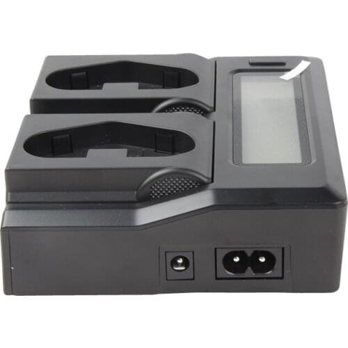 LP-E19 EU Plug Dual Battery Charger with USB Port for Canon LP-E19 LP-E4N LP-E4 Camera Battery