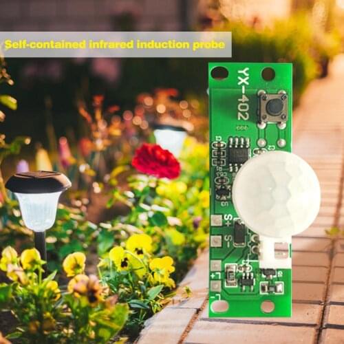 3.7V Solar Lamp Circuit Board Control Sensor Night Light Controller Module Infrared Induction Solar Lamp Controller Board