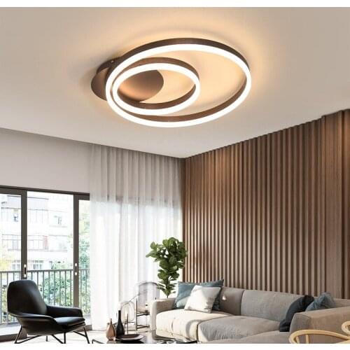Postmodern LED1 ring / 2 rings / 3rings living room bedroom dining room ceiling lamps Commercial office ceiling lights