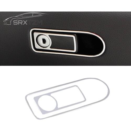 Car Styling Interior Toolbox Handle Stickers Decoration Trims Frame Cover Sequins For Mercedes Benz C Class W205 GLC Accessories