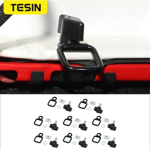 TESIN Car Roof Screw Pull Buckle for Jeep Wrangler JK 2007 2008 2009 2010 2011 2012 2013 2014 2015 2016 2017 Car Accessories