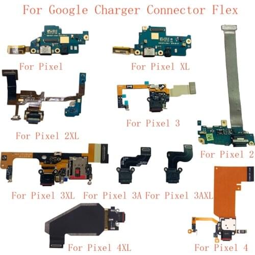Charging Port Dock USB Plug Charger Board Flex Cable PCB For Google Pixel 1 XL 2 2XL Pixel 3 3XL 3A 3AXL 4 4XL Connector Flex