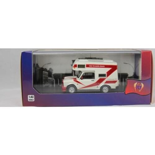 1:43 1980 Tra bant 601 Camper White&Red Alloy toy cars Metal Diecast Model Vehicles For Children Boys gift hot