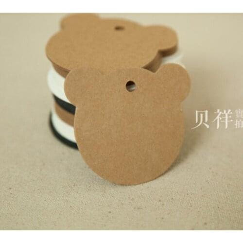 100Pcs Star Shape Price Tags Kraft Paper Label Wedding Christmas Halloween Party Favor Card Luggage Tags