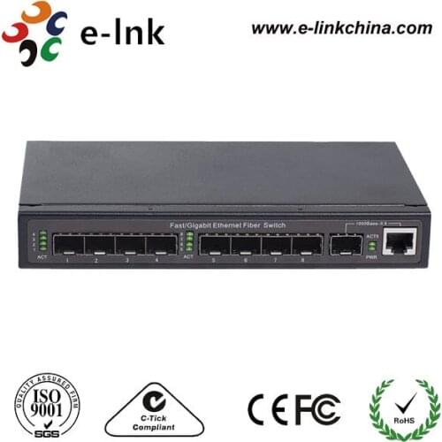 1000M 8 Port unmanged SFP Fiber Switch