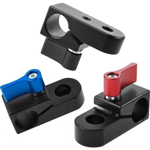 15mm Rod Rail Systems Clamp Mount Adapter for Top Handle Grip DSLR Camera Cage Rig Handle Screw Extension Cheese