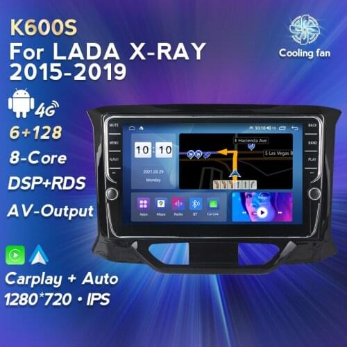 Auto Navigation GPS Stereo Carplay For LADA X-RAY 2015-2019 6G+128G Newest Android 11 Car Radio Video Player No 2 din DVD