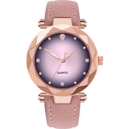 Leather Rhinestone Quartz Wristwatch Minimalist Ladies Clock reloj mujer zegarek damski reloj Womens Watches Best Sellers #L