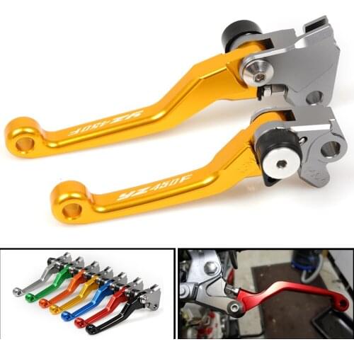 CNC Motocross Dirt Bike Pivot Brake Clutch Levers For YAMAHA YZ450F YZ 450 F YZ 450F 2001-2007 2002 2003 2004 2005 2006