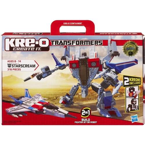 Hasbro KRE-O Transformers Starscream Construction Set (30667) Children Toy Birthday Gift
