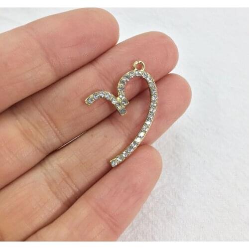 Eruifa 6pcs 20mm Heart With Rhinestone Coin Zinc Alloy necklace,earring bracelet jewelry DIY handmade 2 colors