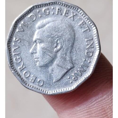 Canada 5 cent 21mm Commonwealth Coins Old Original Coin Collectible Edition 100% Real Random Year