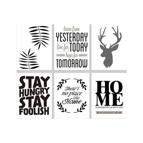 Motivational Poster Quotes Print Minimalism Wall Art Canvas Painting Black White Pictures for Living Room Inspirational Ink