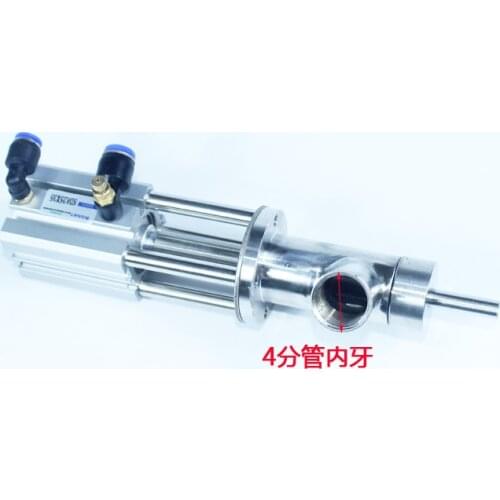 Filling Head with 4 inch thread connector SS304 Bottling valve of Piston Filler Food safe machine spare part Anti-drop outlet
