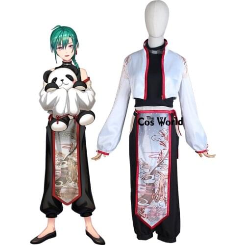 YouTuber Vtuber Hololive Ryushen Uniform Outfit Cosplay Costumes