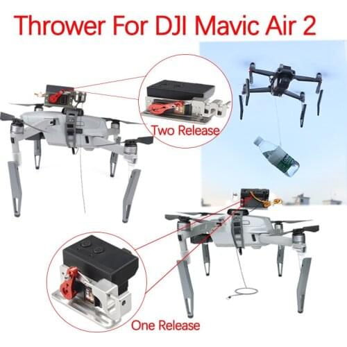 For DJI Mavic Air2 Drone Air Drop System Airdrop Fishing Bait Wedding Ring Gift Throw Deliver Life Rescue Supplies Throw Thrower
