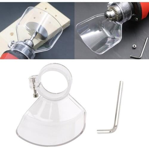 2pcs Cutting Safety Dust-proof Anti-splashing Transparent Protective Cover for Electric Tool Grinding Tool Electric Saw Blade