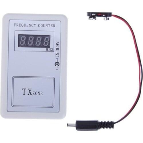 Handheld Remote Control Wireless Frequency Meter Counter tester 250-450MHZ for Car Auto Key Remote Control Detector Power Cable