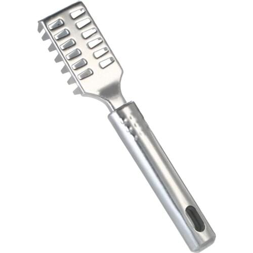Fish Scaler Brush Stainless Steel Fish Scale Remover Scraper Scales Scraping Brush Cleaning Device Kitchen Tool