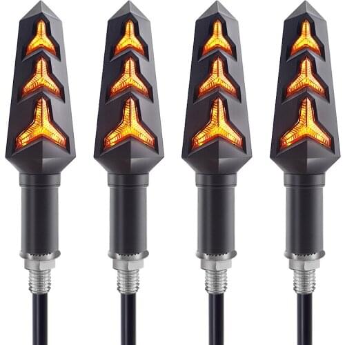 Motorcycle LED Turn Signal Intermitentes Moto Accessories For Kawasaki zx6r Benelli bj500 Honda forza 300 2018 Suzuki gn 125