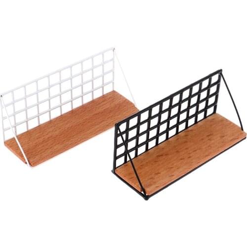 1:12 Dollhouse Miniature Kitchen Wood Brown Wall Mount Shelf Storage with Jars and Eggs Dollhouse Kitchen Furniture Accessories