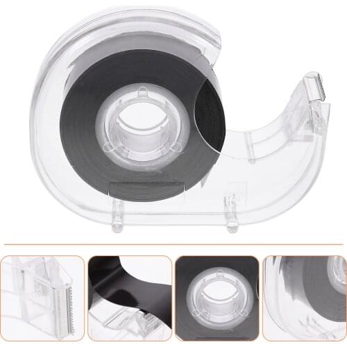 1 Roll 5-Meter Self-adhesive Magnetic Tape Magnet Tape Roll and Tape Dispenser