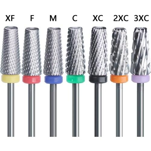 1pc 5 in 1 Professional sharp Nail Drills Tungsten Carbide Nail Drill Bit Electric Machine polishing Tools High-Quality Bits