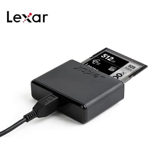 100% Original Lexar USB Drive Card reader Xqd High-speed USB3.0 Professional Workflow CR1 CFast 2.0 USB 3.0 Card Reader