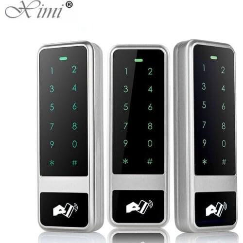 125KHZ RFID Smart Card Door Access Control Terminal Touch Keypad Surface Waterproof Access Controller 8000 Users Card Reader