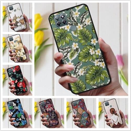 3D Emboss Flower Case For Lenovo K12 Pro Cover Cute Relief Case For Lenovo K13 Note Phone Case for Lenovo K12 Note Coque Fashion