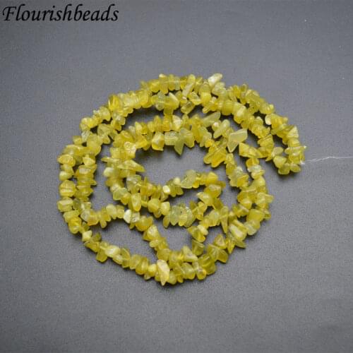 5~8mm Natural Soo Choo Jade Irregular Shape Stone Chips Loose Beads 1 Strand