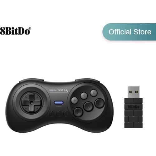 8BitDo M30 2.4G Wireless Gamepad for Sega Genesis Mini and Mega Drive Mini - Sega Genesis