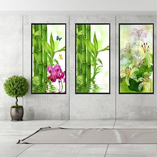 Large Size Bamboo Diy diamond embroidery landscape diamond painting full square/round mosaic picture of rhinestone home decor