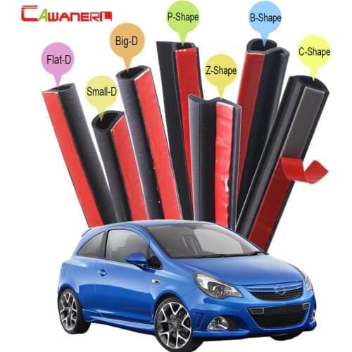 Cawanerl Car Rubber Sealing Seal Strip Kit Noise Control Seal Edge Trim Weatherstrip For Opel Signum Corsa Meriva Agila Omega