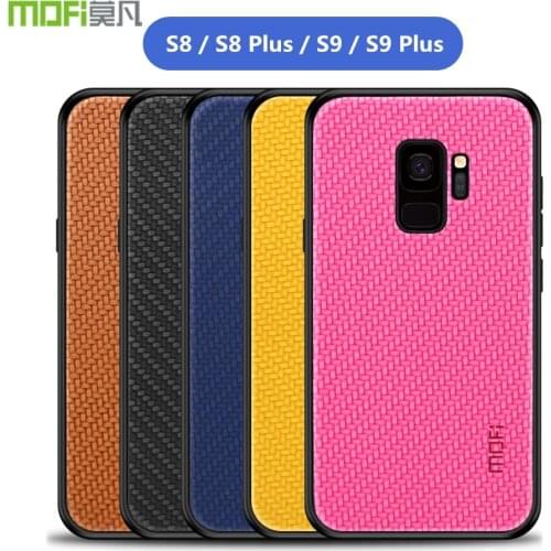 For Samsung Galaxy S9 S9 Plus Cover Fabric Silicone Soft Shockproof Case Capas MOFi Original For Samsung Galaxy S8 S8 Plus Case