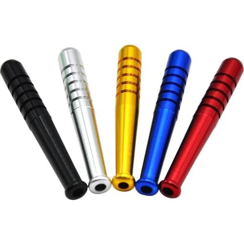 Cheap high quality aluminum mini Nose Snuff Bottle pipe Snuff Snorter Sniffer Mouth Tips Snuff