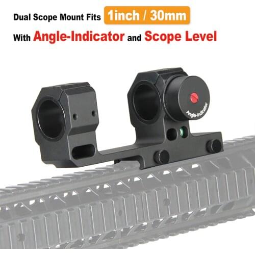 E.T Dragon Dual Scope Mount Universally Use for 30mm/25.4mm Tube Diameter Riflescope For Hunting gs24-0219