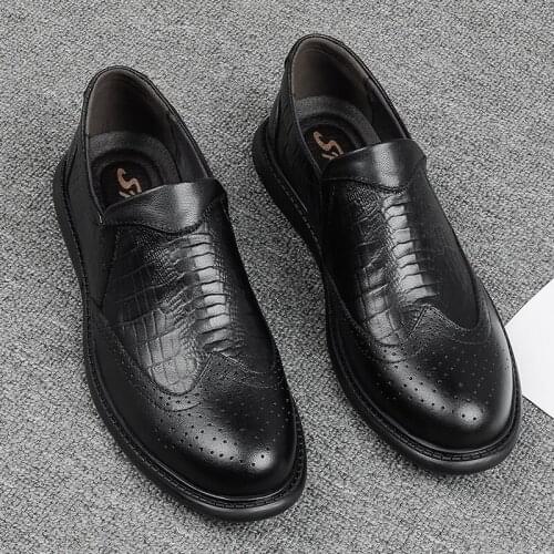 Informales leather casual flat black shoe man causal mens shoes mens Mens sale 2020 sapatos breathable men para male leisure de