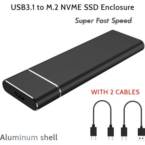 UTHAI T42 USB3.1 To M.2 NVME SSD Enclosure For Nvme M-Key to Type-C Adapter HDD Case of M.2 NGFF Sata3 Hard Drive Box Aluminum